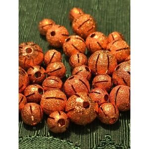 Copper Round Beads Crafting Jewelry Making Supplies Lot #106